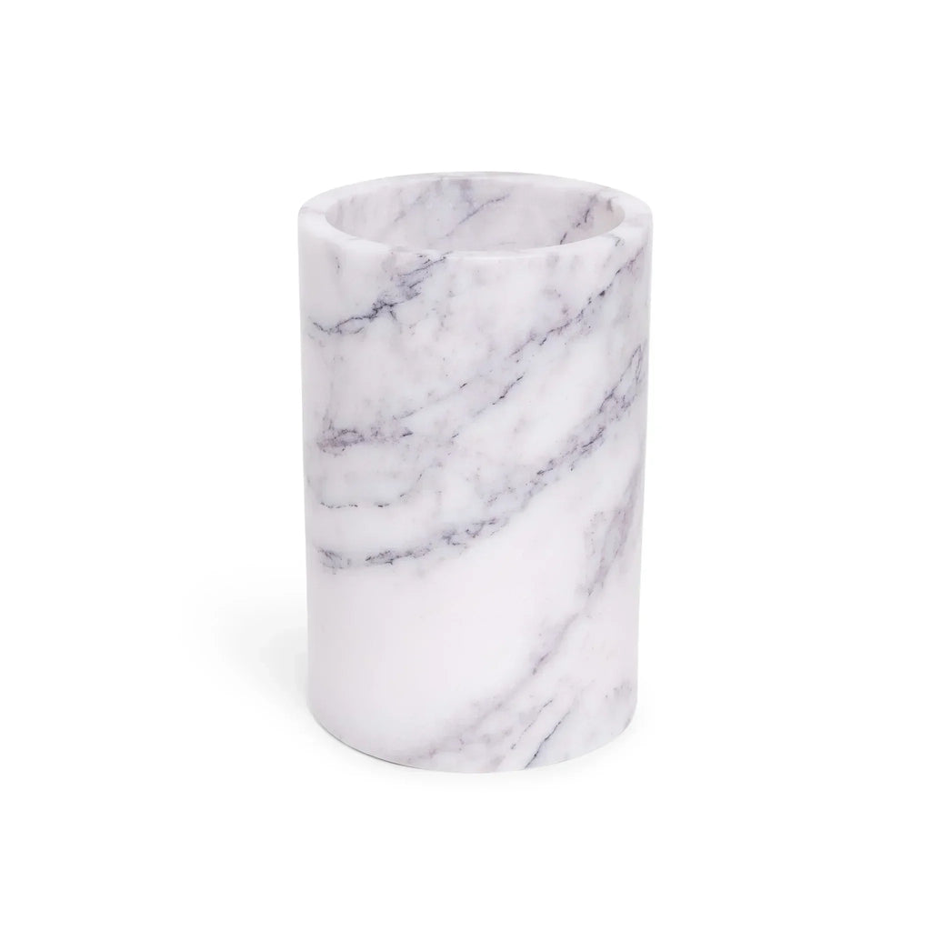 Vaas/wijnkoeler wit Ø12x18 cm