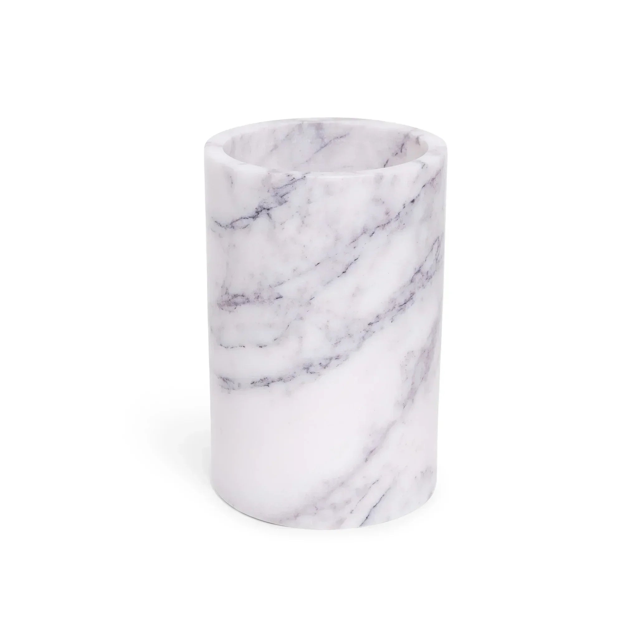 Vaas/wijnkoeler wit Ø12x18 cm